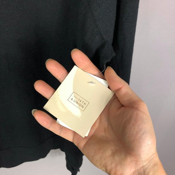 14th & Union Colorblock Pullover Sweater Size LP - Picture 5 of 8